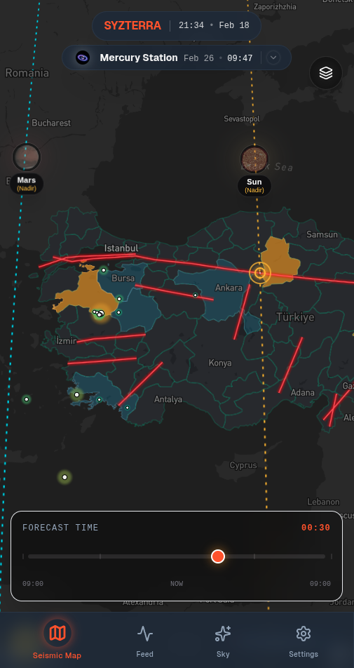 Syzterra Map Interface